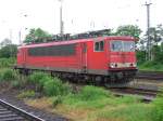 BR 155 220-7 Solo abgestellt in Neuss Hbf