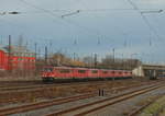 ENDE der BR 155 bei der DB - Lokzug aus Seddin - Railpool 155 206-6, 155 218-1, 155 087-0, 155 187-8, 155 151-4, 155 111-8, 155 065-6 & 155 212-4 in Leipzig Schönefeld zur Abstellung zum DB