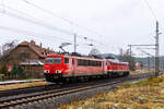 WFL 155 222 und 232 535 vorgestern als Tfzf 93134 nach Kronach in Saalfeld.