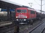 155 081 durchfhrt Braunschweig Hbf in Richtung Osten (18.3.2008)