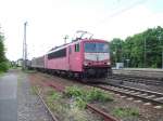 155 219-9 fhrt mit einem gemischten Gterzug durch Mainz-Bischofsheim am 23.05.08