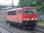 Solofahrt der BR 155 200-9 in HH-Harburg am 06.08.2008.