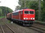 155 197-7 zieht einen gemischten GZ in Richtung Bochum Nord.(03.09.2008)