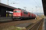 155 086 mit einem gem.GZ am 2.11.2008 durch Gttingen -> Eichenberg