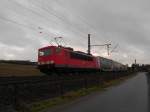 155 243-5 zieht am 24.01.09 den FZT 53544 AM - ALSK bei Altenfelde Richtung Lbeck.