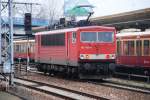 BERLIN, 25.03.2009, 155 009-4 im Bahnhof Lichtenberg