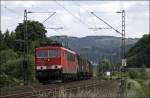 Was aktuelles von der Ruhr-Sieg-Strecke: Die 155 111 hat in Hohenlimburg den abendlichen Coilzug bernommen und wird in nun (warscheinlich) zum Rangierbahnhof Hagen-Vorhalle bringen.