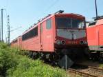 155 214-0 war endilch auch mal im Hbf Zwickau anzutreffen,am 24.05.09