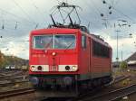 155 111-8 rangiert in Aachen West. Links im Bild Cobra 186 196, Crossrail 185 597-2 und eine MRCE Class66.