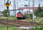 155 154 kommt gerade die  Berliner Kurve  hoch am Abzwg Srg/Stralsund am 14.07.09