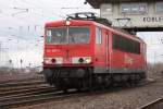 155 001-1 bei der Lokparade in Koblenz-Ltzel am 03.04.2010