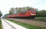 155 004  bei Rastatt  27.04.08