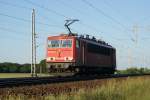 155 146-4 als Lz am 17.06.2010 bei Dedensen/Gmmer.