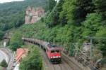 155 221-5 bei Zwingenberg, 27.07.10