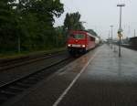 155 257 am 08.08.2010 bei bei der Durchfahrt in Bremen-Sebaldsbrck