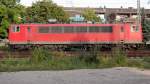 Lok 155 220-7 in bester Seitenansicht im Rheydter Hbf 13.9.2010.