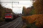 155 241 (9180 6155 241-3 D-DB) hat einen langen Gterzug am Haken und wird Bochum-Riemke in Richtung Wanne durchfahren.