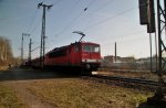 155 019-3, am 09.02.2011 in Lehrte.