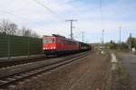 155 151-4, fhrt am 08.04.2011 in ber die Fernbahn durch Lehrte.