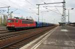 155 158-9 mit PKP-Cargo Falns in Berlin Schnefeld-Flughafen.