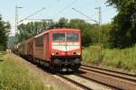 155 214-0 fuhr am 11.06.11 durch Unkel.