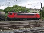 155 243-9 steht Abfahrbereit im Aachener Westbahnhof mit dem CSQ 47565 Antwerpen-Noord - Ludwigshafen BASF Gbf (So,19.06.2011)