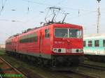 155057 und 155079 als Lokzug in Cottbus Hbf,sie werden in wenigen Minuten ihre Fahrt fort setzen.