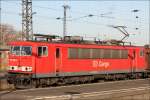 155 163-9 durchfhrt auf Gleis 2 Wanne-Eickel Hbf.