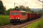 155 138-1 DB Schenker Rail bei Staffelstein am 12.08.2011.