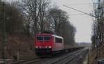 155 134-0 aus Aachen bei bach-Palenberg ( Rimburg )am 9.3.12