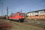 155 032-6 in Lehrte am 27.03.2012.