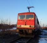 155 105-0 in Lehrte, am 05.02.2012.