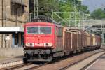 155 114-2 DB Schenker Rail in Hochstadt/ Marktzeuln am 22.05.2012.