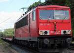 155 271-0 DB Schenker Rail in Michelau am 09.06.2012.
