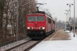 155 043-3 und 155 213-2 durch Zwickau Plbitz. 11.03.2013