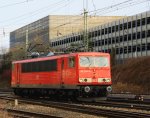 155 245-4 DB rangiert in Aachen-West in der Abendsonne am 11.4.2013.