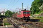 155 175 mit gemischten Gterzug am 30.05.2013 in Kronach gen Saalfeld.