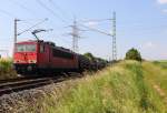 155 125-8 DB Schenker Rail bei Horb am 19.06.2013.
