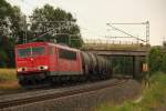 155 011-0 DB Schenker Rail bei Redwitz am 28.06.2103.