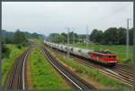 MEG 702 (ex 155 179-5) mit dem DGS 99642 Wismar - Rdersdorf bei Schnflie.