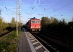 155 244-7 mit Kalkzug am 31.10.13 in Maintal Ost