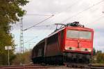 155 261-1 DB Schenker bei Redwitz am 20.10.2014.