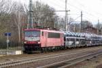 Am 14.01.2015 kam die 155 219-9 von der DB Schenker aus Richtung Magdeburg nach Niederndodeleben und fuhr weiter in Richtung Braunschweig .