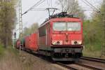 155 175-3 auf der Hamm-Osterfelder Strecke in Recklinghausen 24.4.2015