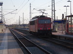 Im Blockabstand folgte 155 151,am 07.Mai 2016,dem RE 13016 Sassnitz-Rostock.In Bergen/Rügen war der Block noch nicht frei so das hier ein kurzer Halt eingelegt werden mußte.