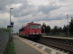 Am 04.08.2016 fuhr eine 155 204 durch Lubolz.