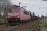 155 214 am 07.04.2007 in Radbruch (bei Lneburg). www.bahnpix.de