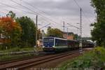 Am 04.10 diesen Jahres hatte 155 048 der PRESS den TX-Logistik Papierzug aus Rostock ersatzweise am Haken