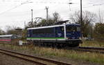 Am 31.10.2017 Rangierfahrt von der 155 048-6 von der IntEgro (Press) in Stendal .