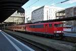 Leipziger Dampf KulTour 155 191-0 am 14.12.19 in Frankfurt am Main Hbf 